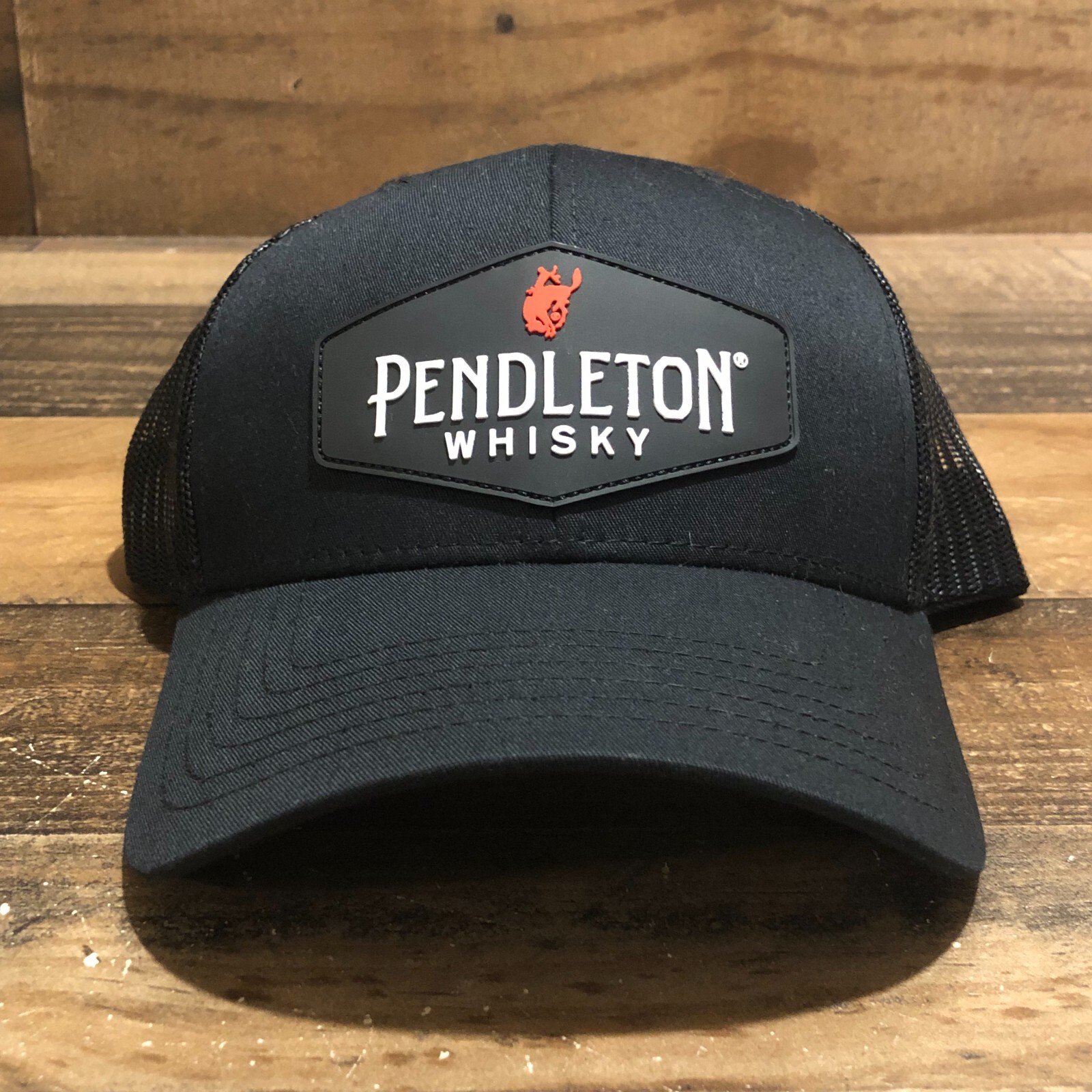 Pendleton Whisky Hat Snapback Trucker Cap Mens Black Mesh Pendleton Whisky Hat Snapback Trucker Cap Mens Black Mesh