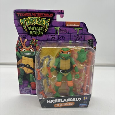 2023 TMNT Teenage Mutant Ninja Turtles Mutant Mayhem Michelangelo NIB