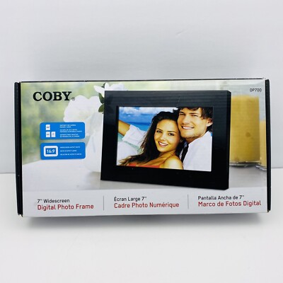 Coby DP700 7'' Digital Picture Frame Widescreen Brand New