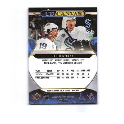 2024 Upper Deck Series 1 #C-20 Jared McCann UD Canvas