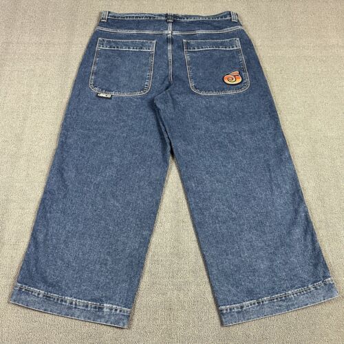 Vintage JNCO Denim Jeans Mens 42x30 Twin Cannon Baggy Loose Vintage JNCO Denim Jeans Mens 42x30 Twin Cannon Baggy Loose