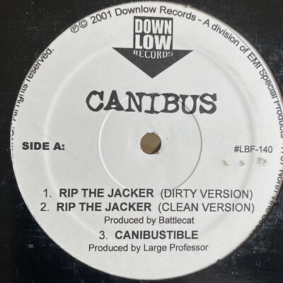 CANIBUS - RIP THE JACKER / LAST LAUGH (12'')  2001!!  RARE!!  HI-TEK + LARGE PRO