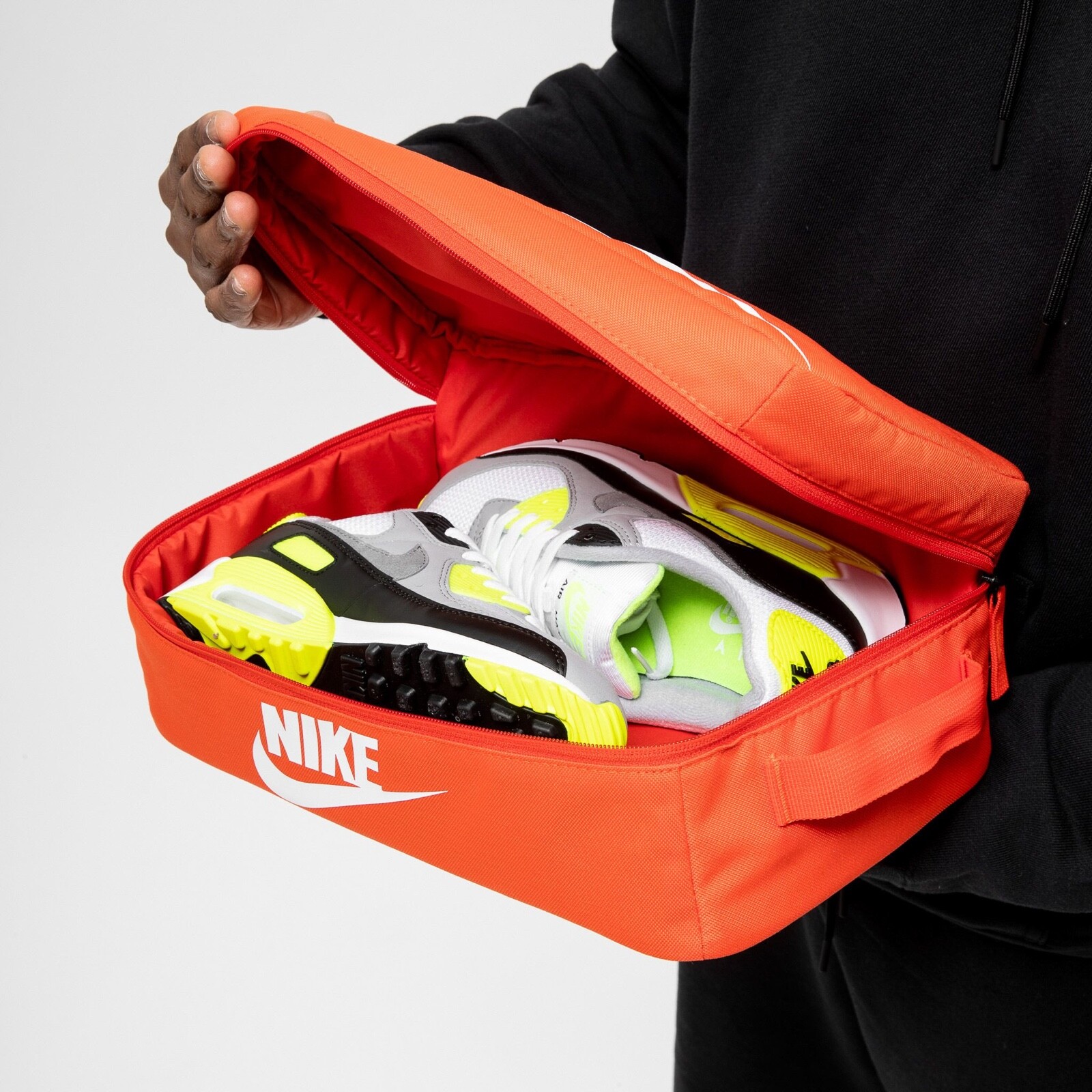 nike sneaker bag orange