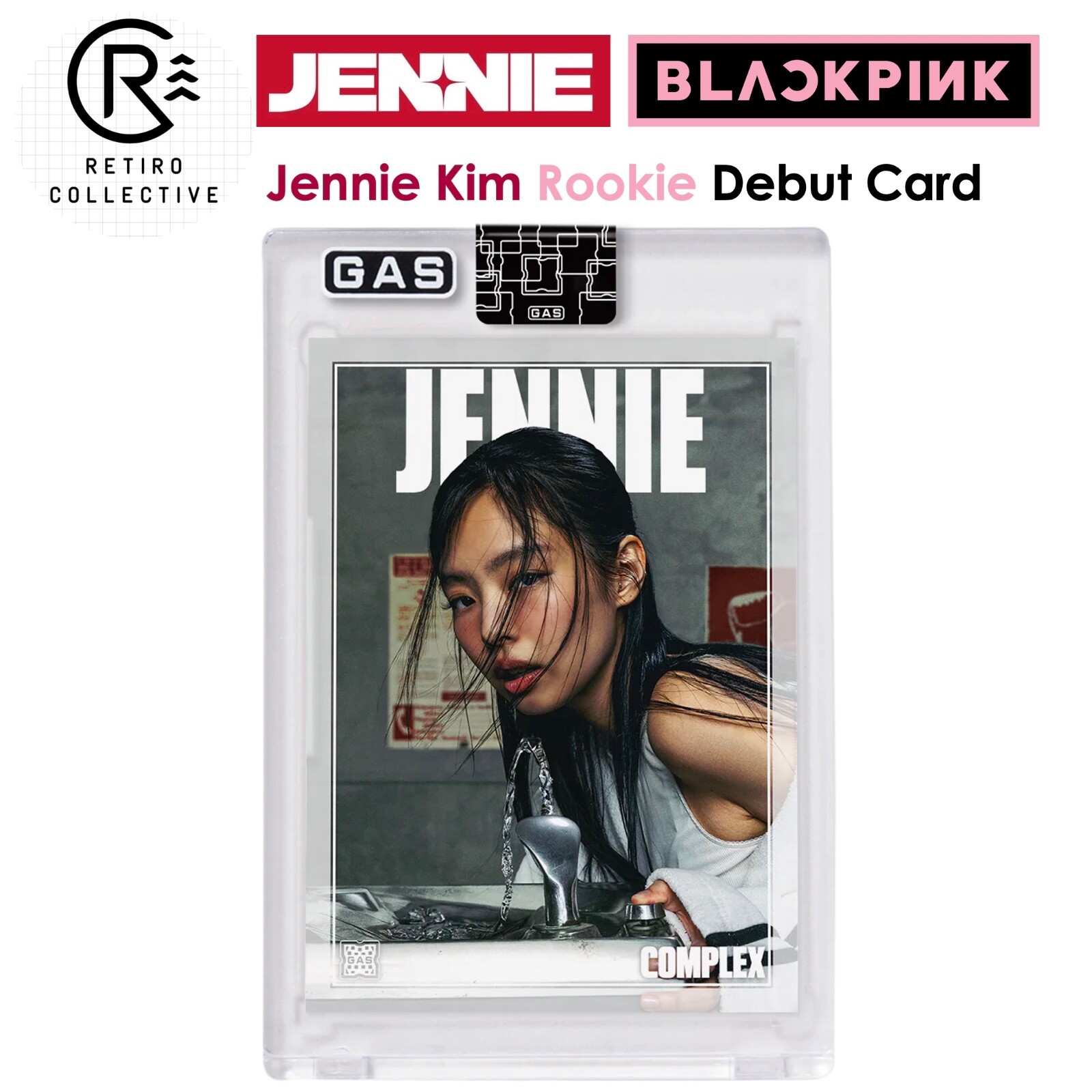 GAS JENNIE トレーディングカード RUBY Jennie Kim (Blackpink
