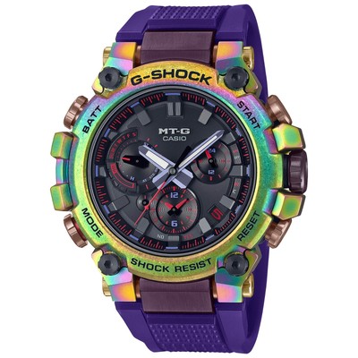 Pre-owned Casio G-shock Mtg-b3000 Aurora Rainbow Limited Edition Watch - Brand