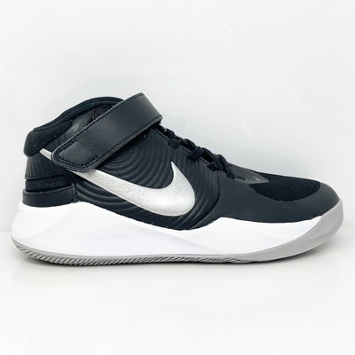 

Nike Boys Team Hustle D 9 Flyease BV2952-001 Черные баскетбольные кроссовки 6Y, Черный, Team Hustle D 9 Flyease