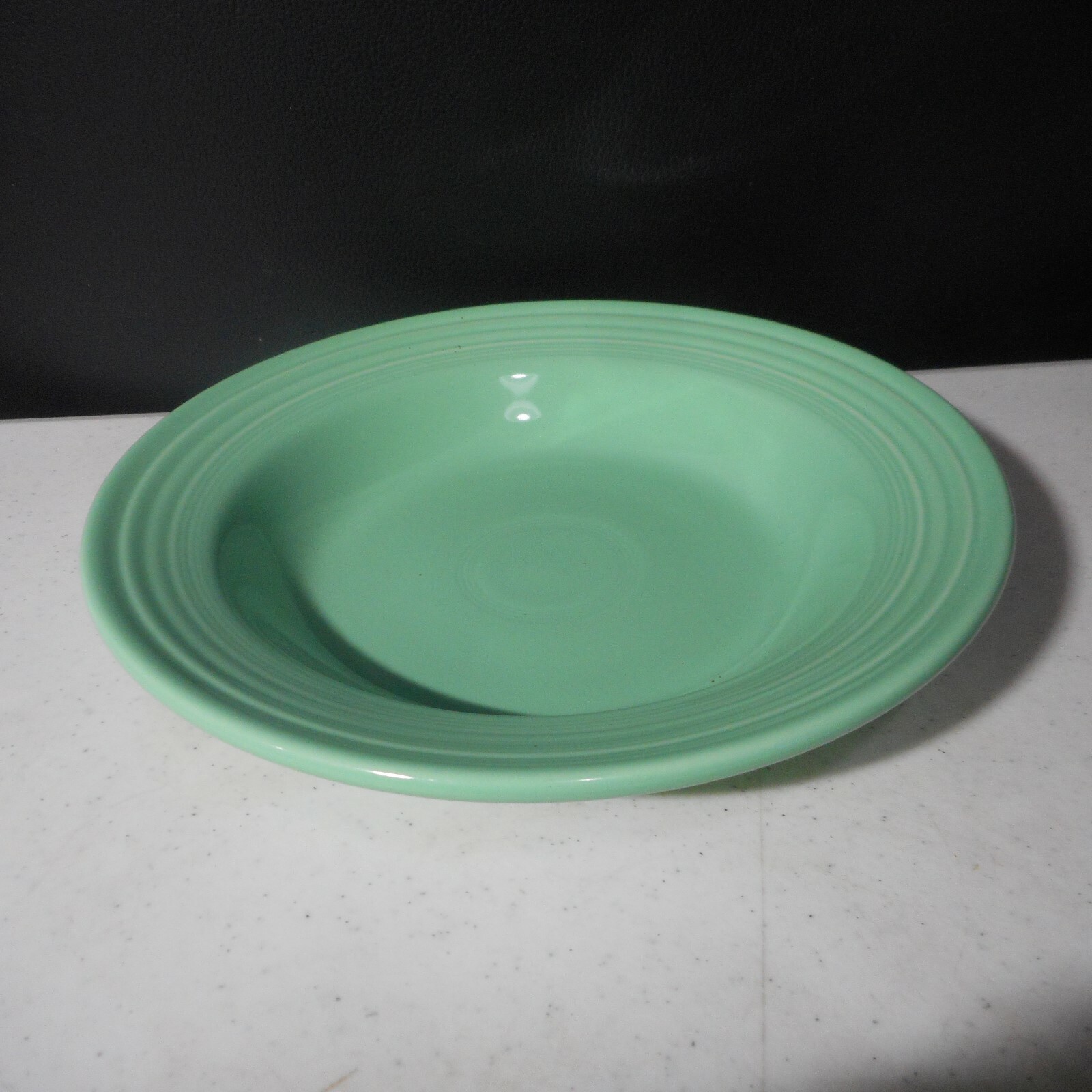 Homer Laughlin Fiesta Sea Mist Green Large Rim Soup Bowl