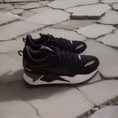 Size12-Puma RS-X-Suede Black-Glacial Gray