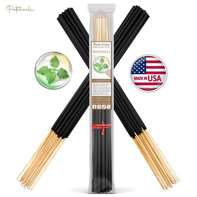 PATCHOULI Incense Sticks 19'' Jumbo Extra Large Bulk Handmade Hand Dipped
