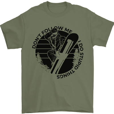 Er Don't Follow Me Mens T-shirt 100% Cotton