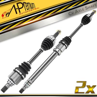 2x CV Axle Shaft Assembly Front L&R for Ford Fiesta 11-15 Auto Dual Clutch Trans