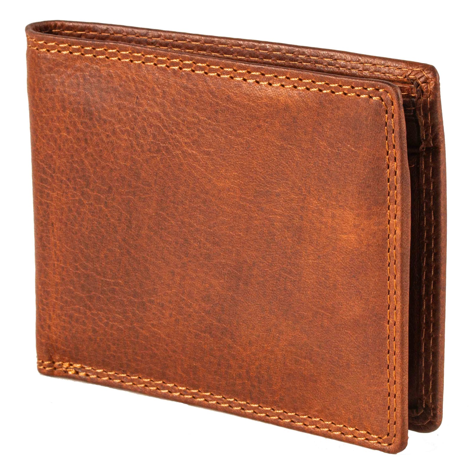 Pranke Herren Leder Börse Geldbörse Geldbeutel Brieftasche Portemonnaie Braun