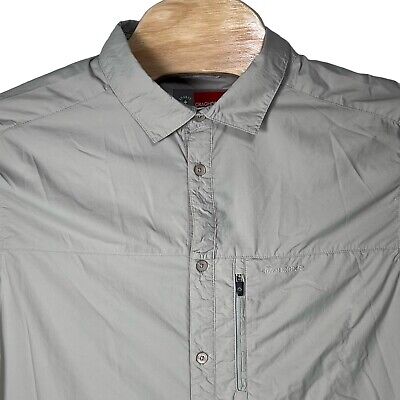 Craghoppers National Geographic Men Large Nylon Insect Shield Outdoorsmen Shirt