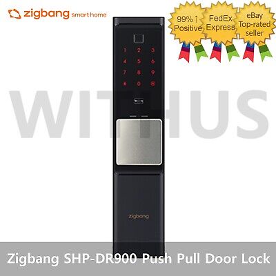 Zigbang SHP-DR900 Push-Pull Smart Digital Door Lock IoT NFC WiFi with Key tag