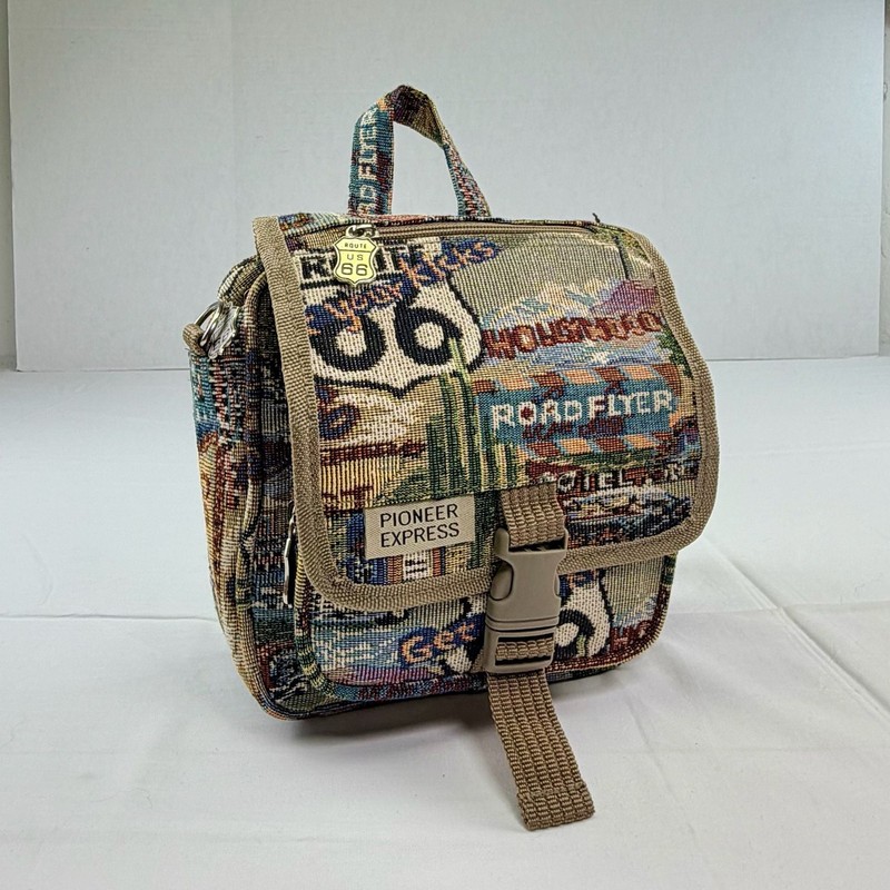 Pioneer Express Route 66 Tapestry Crossbody Bag