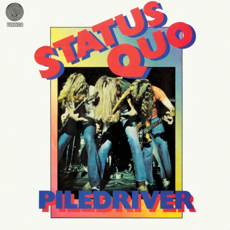 Status Quo Piledriver 12x12 Album Cover Replica Poster Print