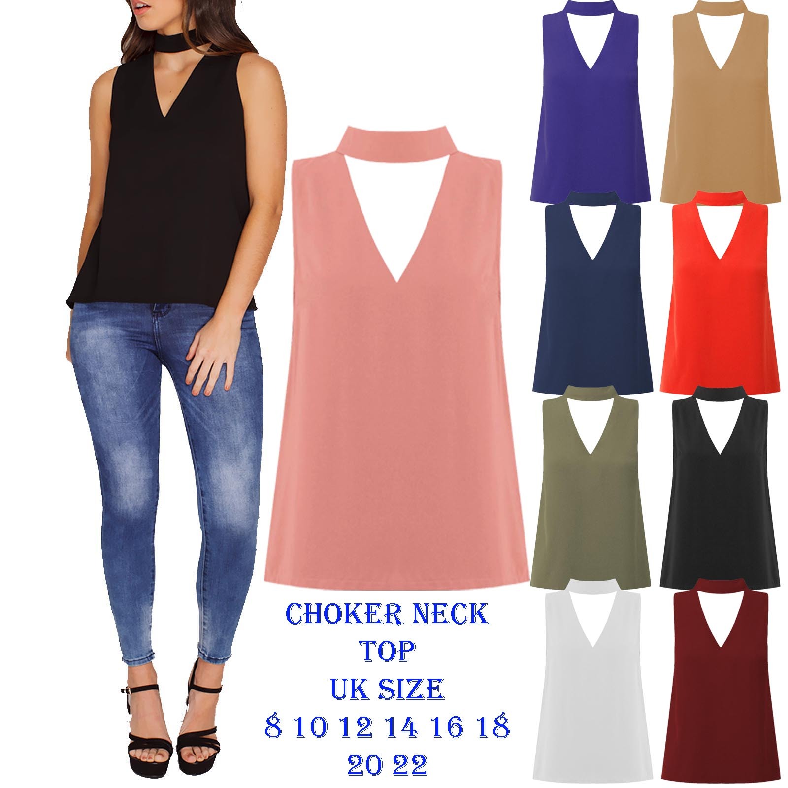 choker cutout top