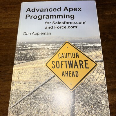 Advanced Apex Programming for Salesforcecom and Forcecom - Paperback -new