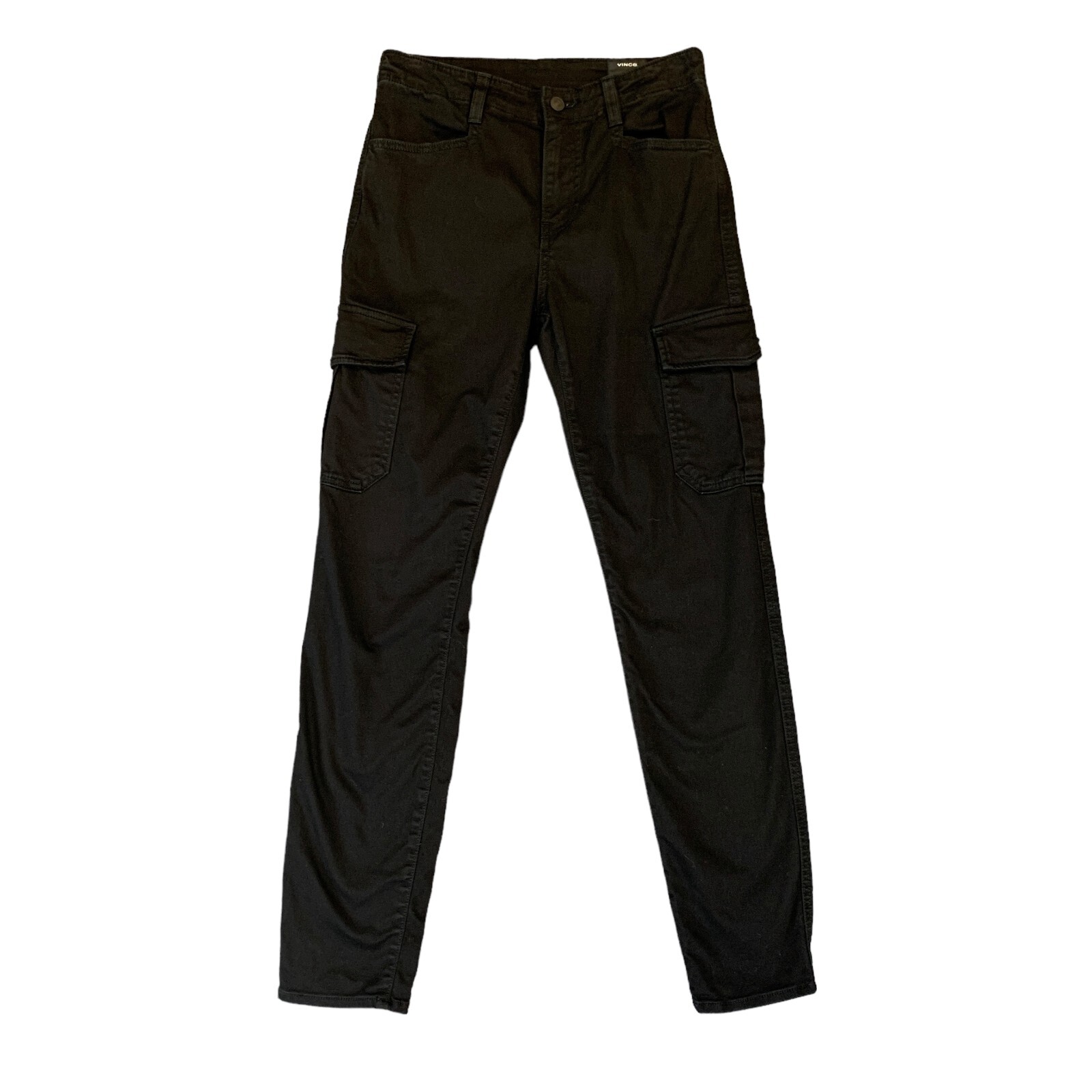 Women 27 Black Vince Skinny Cargo Pants
