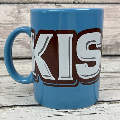 HERSHEY Company ''KISSES'' Blue 2009 Ceramic 24 oz Coffee Mug Large