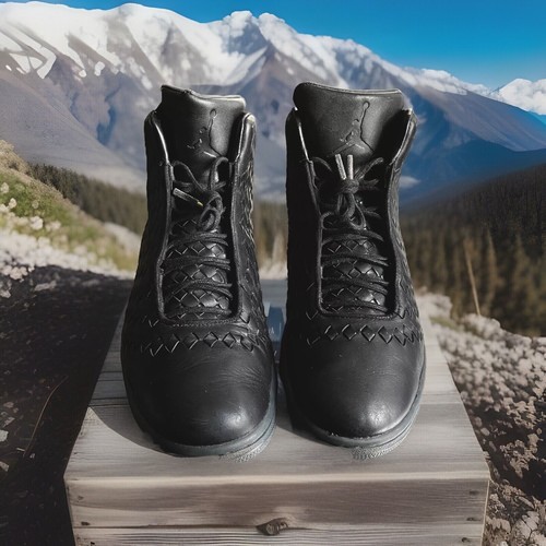 AIR JORDAN SHINE LUX' CASUAL SNEAKERS PREMIUM LEATHER WEAVE