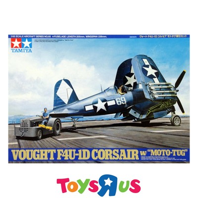 Tamiya 61085 1/48 Vought F4U-1D Corsair w/Moto-Tug Model Kit