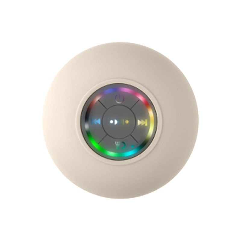 Mini Wireless Speaker Suction Cup Bluetooth 5.0 Waterproof For Bathroom Shower