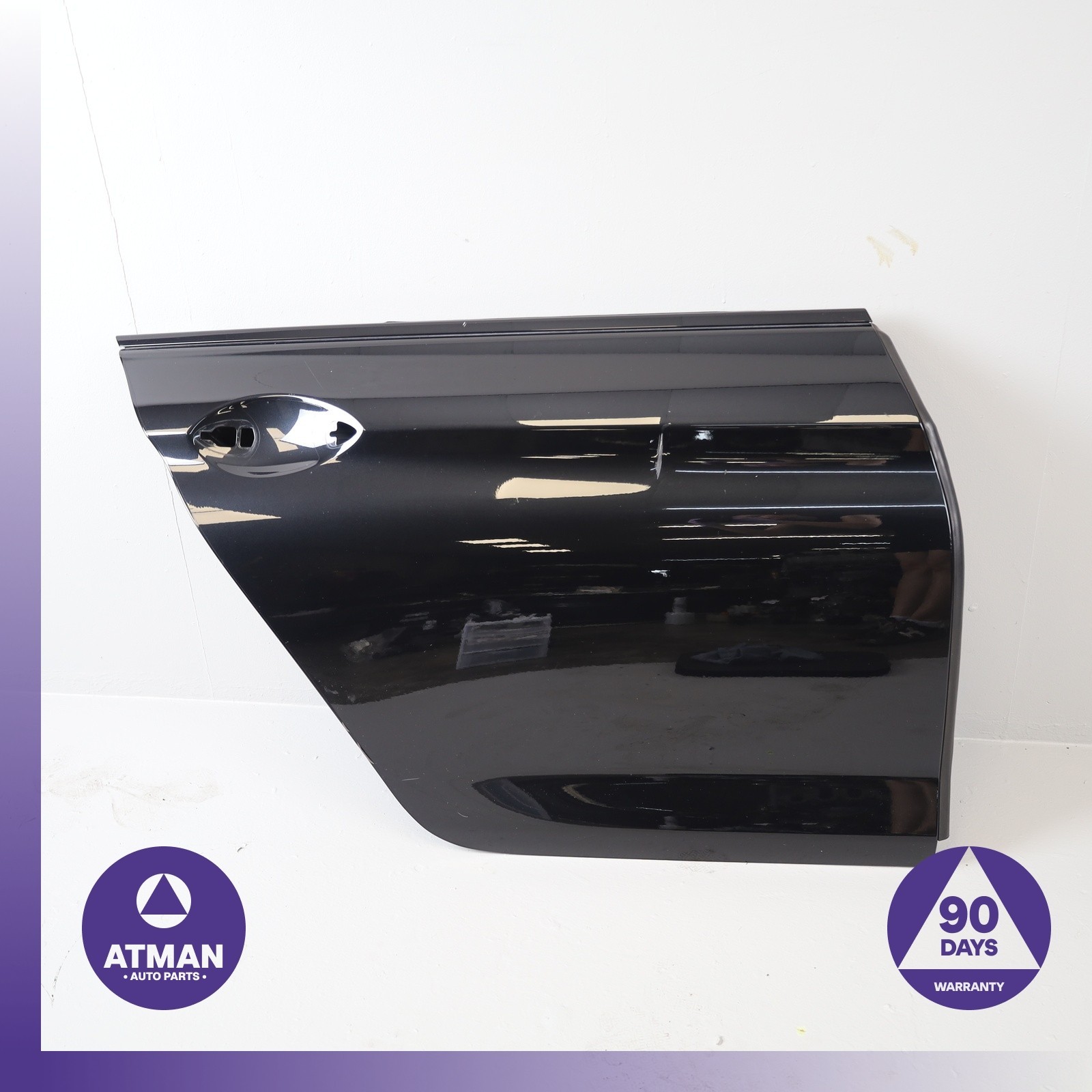 13-19 F06 M6 640i Rear Right Side Door Shell Panel Black 41527294994 OEM