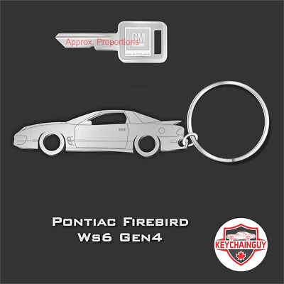 1993 - 2002 Pontiac Trans-am WS6 Gen 4 Laser Cut Key chains