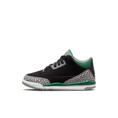 

[429487-030] Кроссовки Air Jordan Retro 3 (PS) для дошкольников -quot;Pine Green-quot;, Black/silver/white/pine green