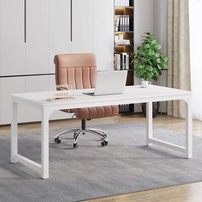 Tribesigns Modern Computer Desk, 63 x 31.5 inch Large Executive Office Desk Comp