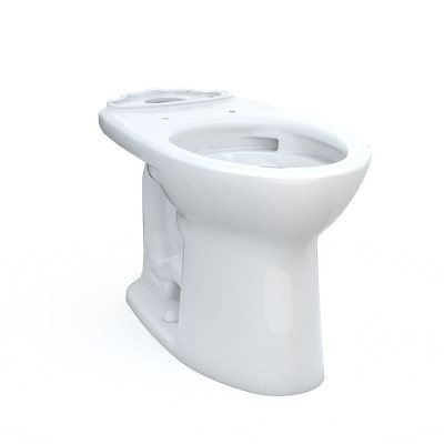 TOTO Drake Elongated Universal Height Tornado Flush Toilet Bowl With 10 Inch