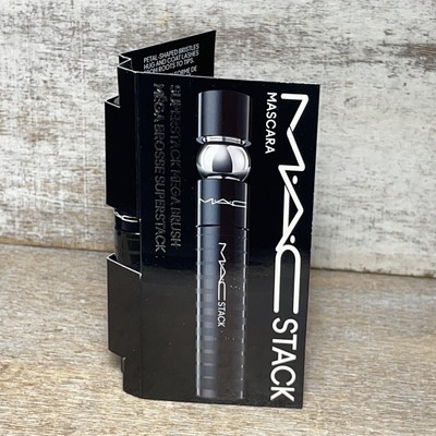 MAC Macstack Mascara Superstack Mega Brush Black Stack .1 Fl oz Liq./3mL New