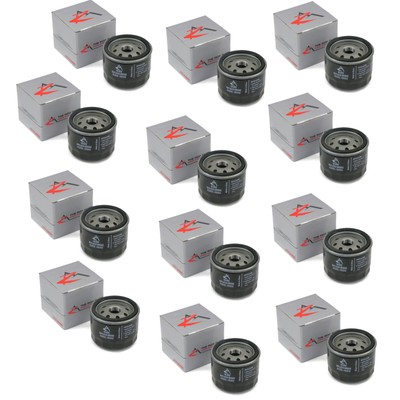 Set of 12 Oil Filters for Ferris 696854, 795890, Stens 120-485, 120485