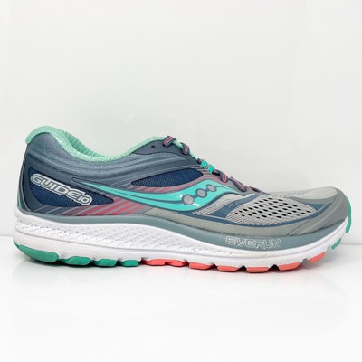 

Saucony Womens Guide 10 S10350-5 Серые кроссовки для бега Размер 8,5, Серый, Guide 10