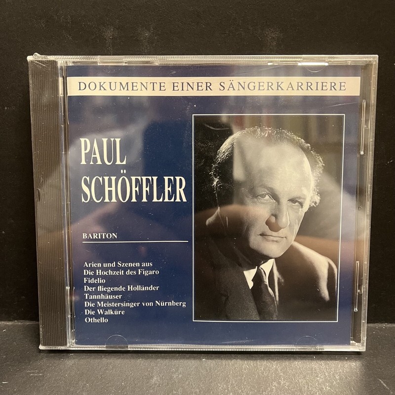 PAUL SCHÖFFLER Zum 100. Geburtstag NEW SEALED CD Classical Vocal PREISER RECORDS