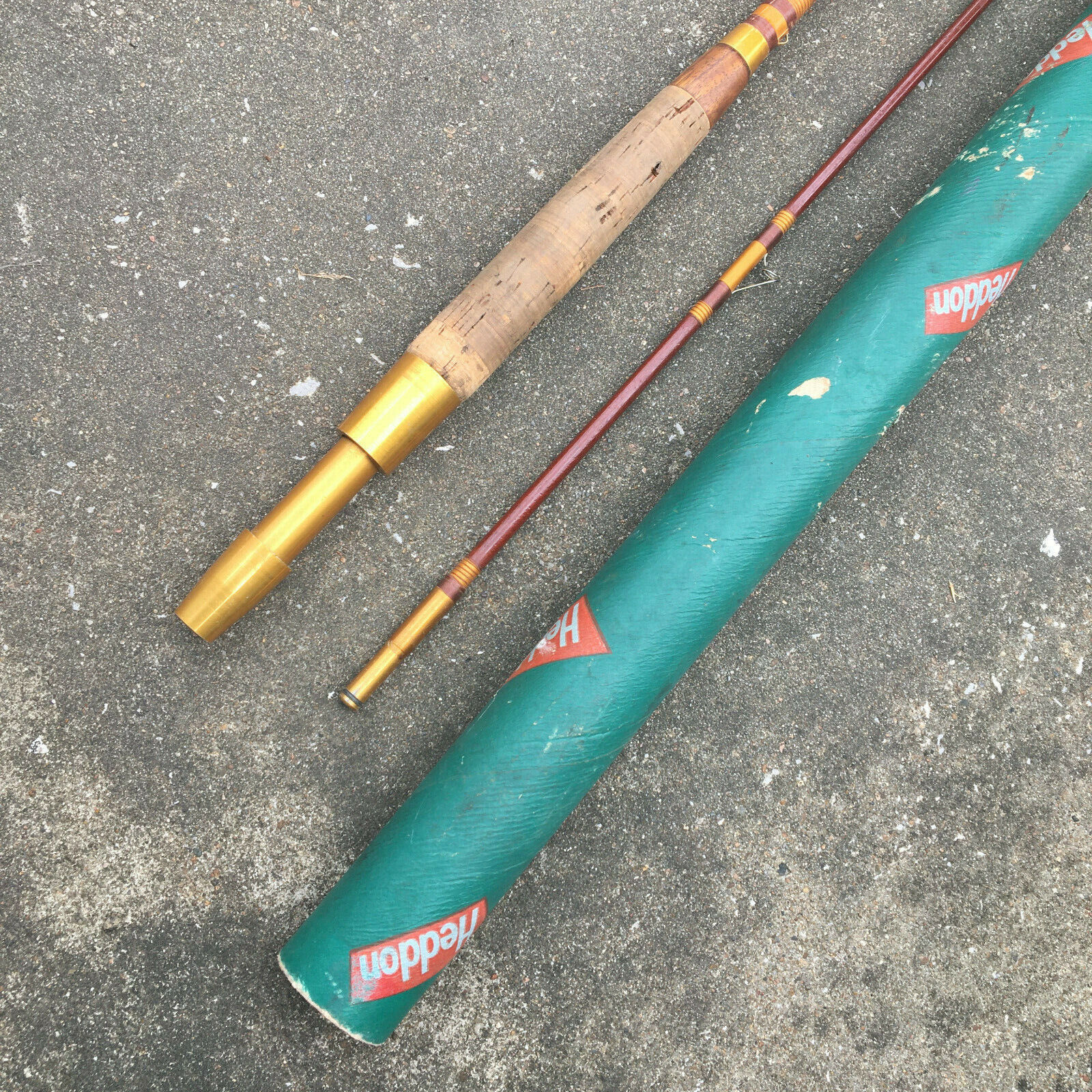 Vintage Heddon Pal Fly Fishing Fish Rod Pole With Cardboard Vintage Heddon Pal Fly Fishing Fish Rod Pole With Cardboard