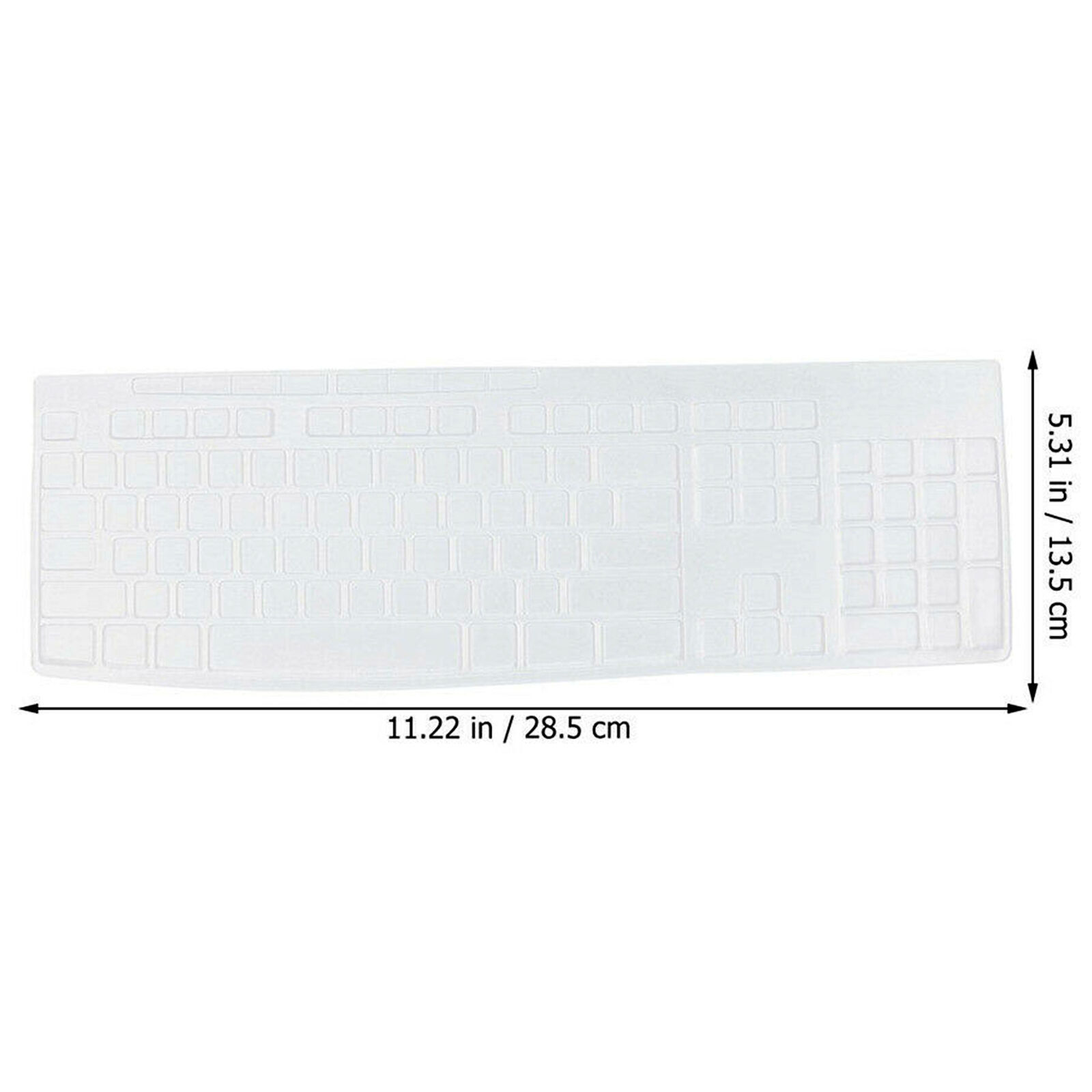 Ultra Thin Silicone Keyboard Cover Skin for Logitech MK295 MK275 K200 MK200 K260