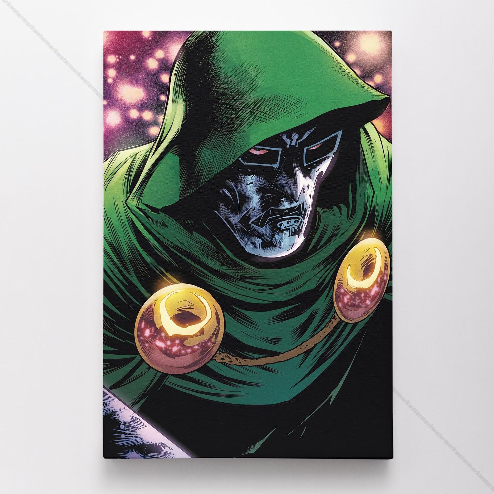 Dr Doom Spiderman Poster Canvas Spider-Man Vol 5 #33 Marvel Comic Book Art Print