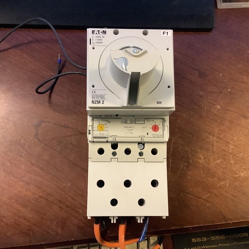 Eaton/Moeller NZMN2-A63-NA Circuit Breaker W/NZM2/3-XU Under