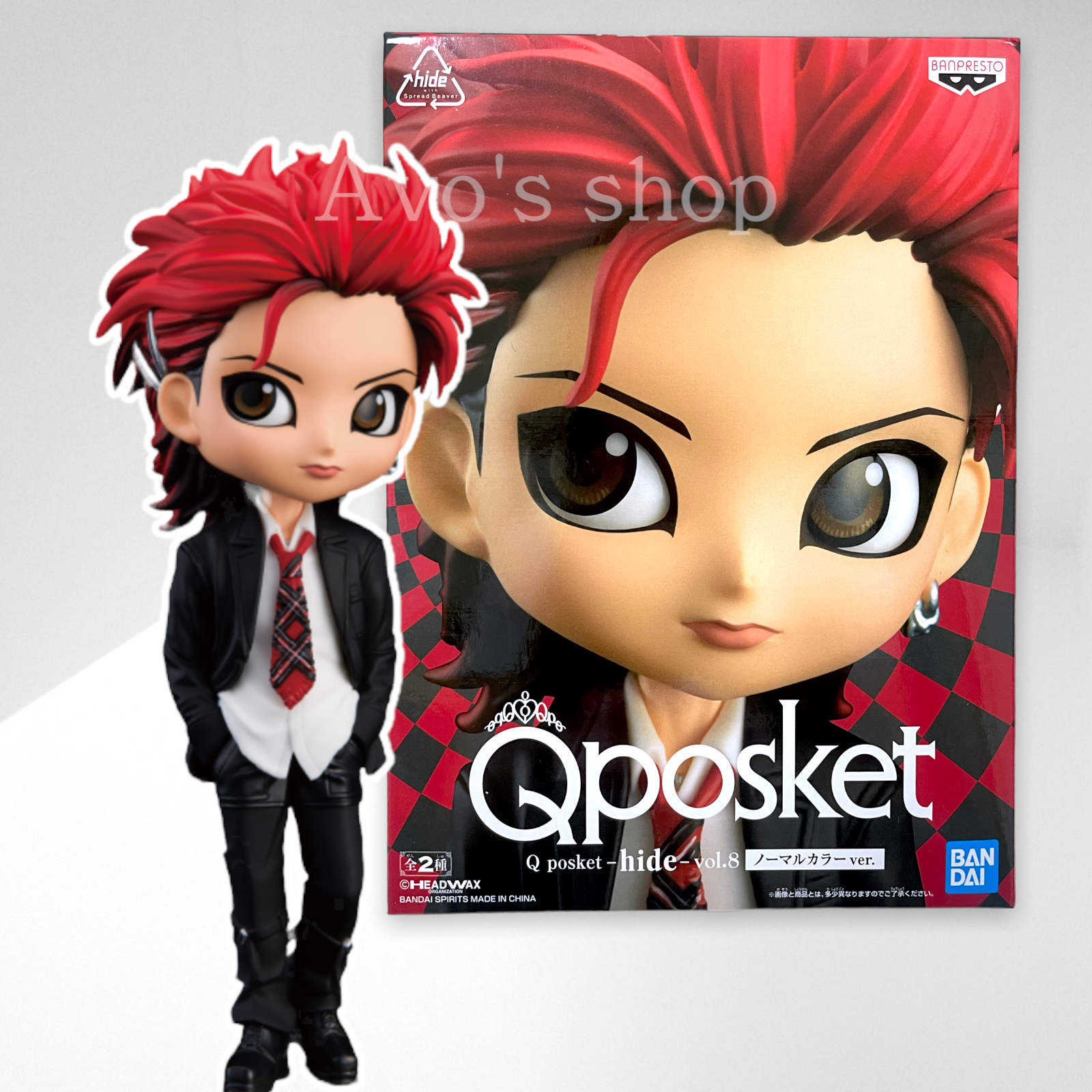 Qposket hide XJAPAN(預定日版X JAPAN hide Qposket 萬代系列鬆 Qposket hide XJAPAN(預定日版X JAPAN hide Qposket 萬代系列鬆