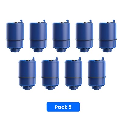 AQUA CREST Water Filter Replacement for RF-9999  Faucet , NSF Certified, 9 Pack