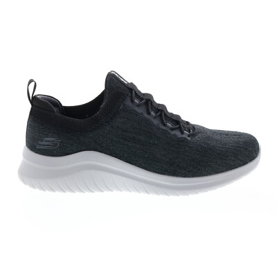 Skechers Ultra Flex 2.0 Cryptic Мужские Черные Широкие Кроссовки Lifestyle Обувь