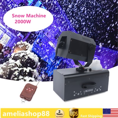 2000 W Artificial Snowflake Maker Stage Snow Effect Machine For Ceremony Party