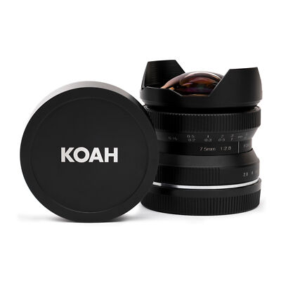 Koah Artisans Series 7.5mm f/2.8 Wide Angle Fisheye Lens for Nikon Z Black