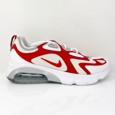 

Nike Mens Air Max 200 AQ2568-100 Белая повседневная обувь Кроссовки Размер 11, Белый, Air Max 200