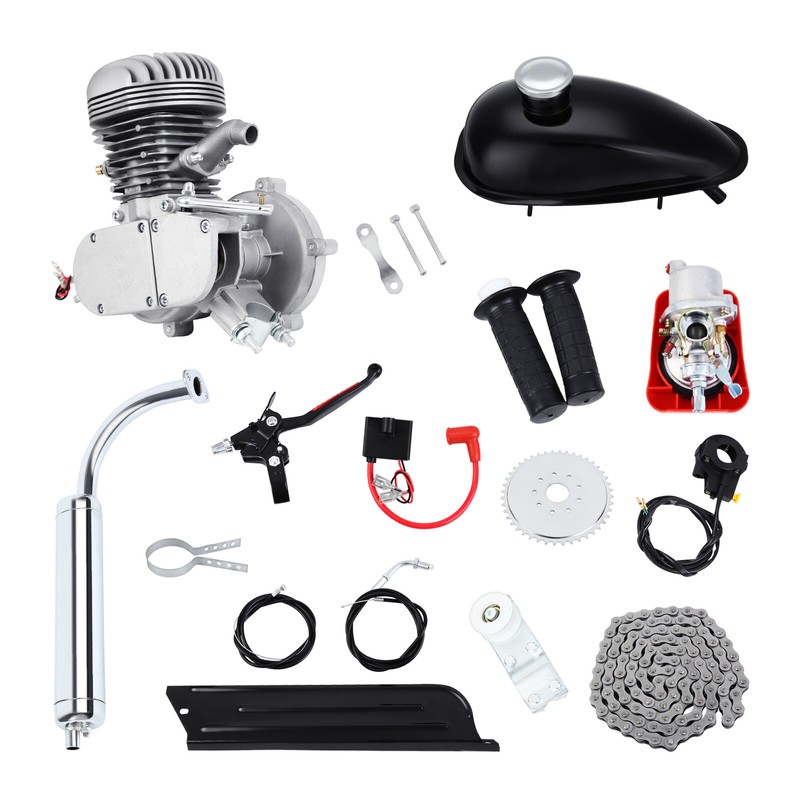 Motorized 2 Stroke Petrol Gas Motor Engine Kit Full Set