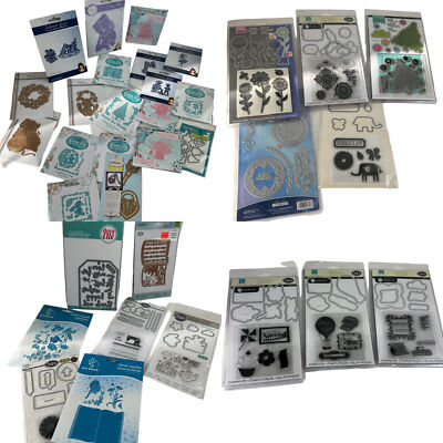 Huge Mixed Lot Metal Die Cuts Tattered Lace Katy Hudson Duo Sizzix Beverley Eden