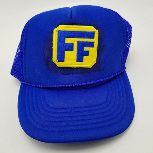 FF Patch Hat Cap Blue Adult Used Snapback Vintage Vtg B4D | eBay