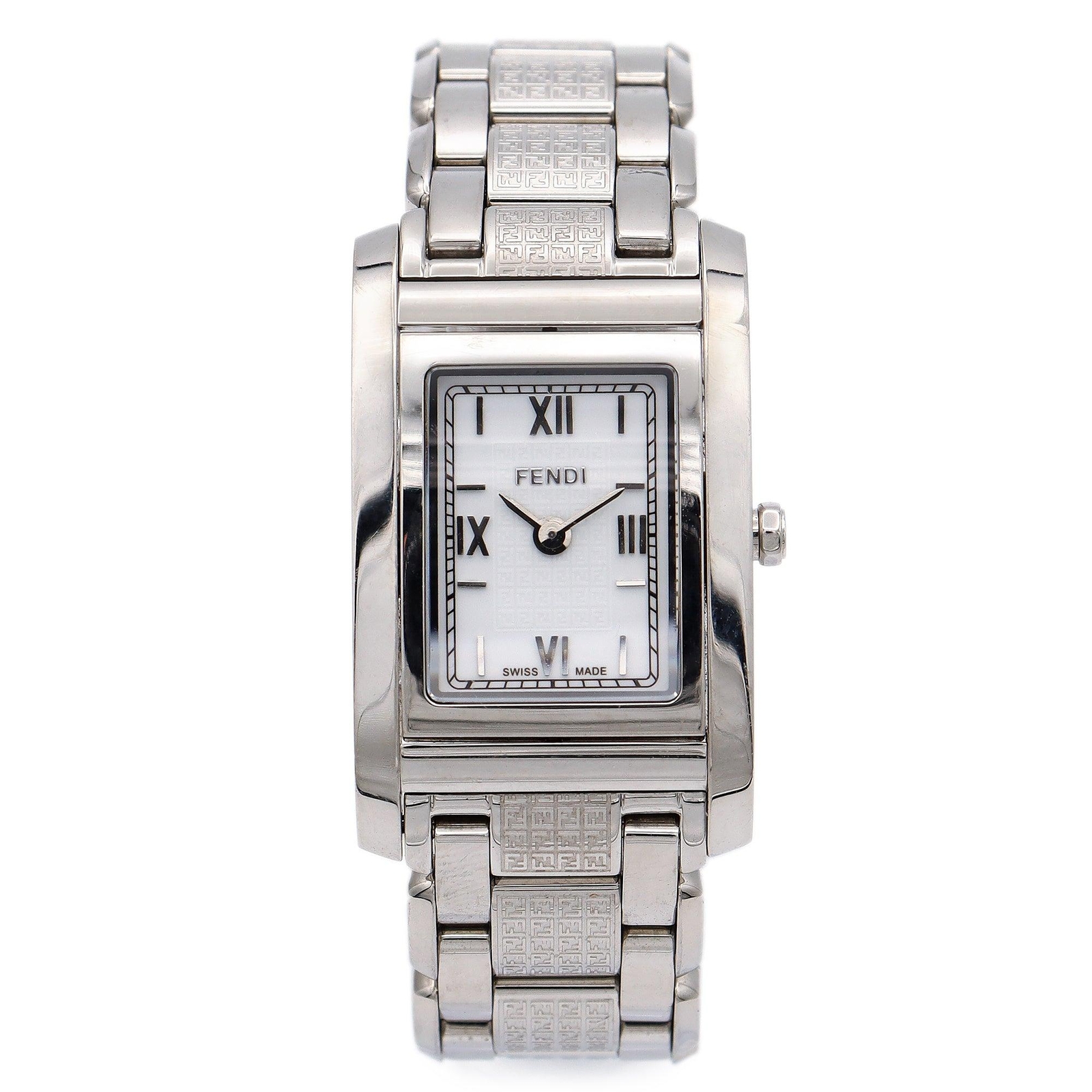 Fendi Orologi Stainless Steel White Dial Women's Quartz